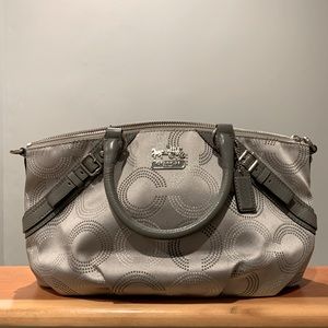 Coach Silver Handbag